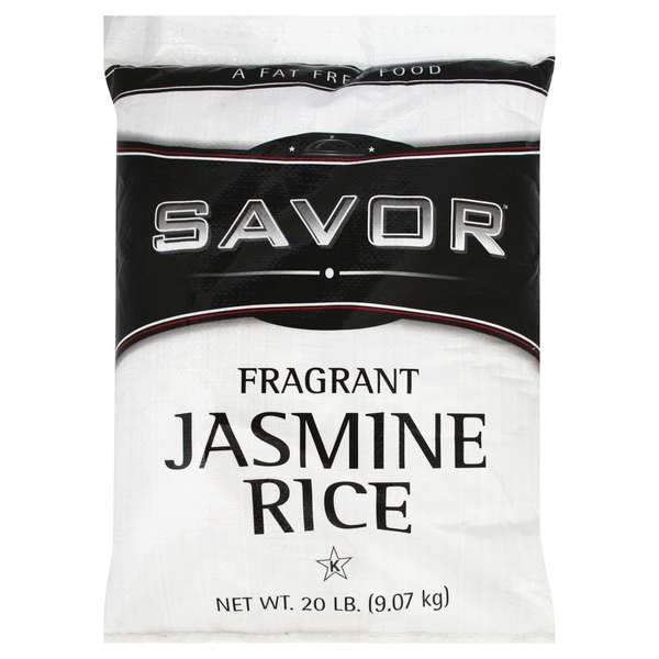 Savor Imports Savor Imports Long Grain Fragrant Jasmine Rice Bag 20lbs 548724